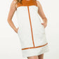 Thml - Faux Cognac Sleeveless Mini Dress