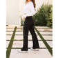 Julia Rose - Deluxe Paige Fold Over Tummy Control Yoga Leggings