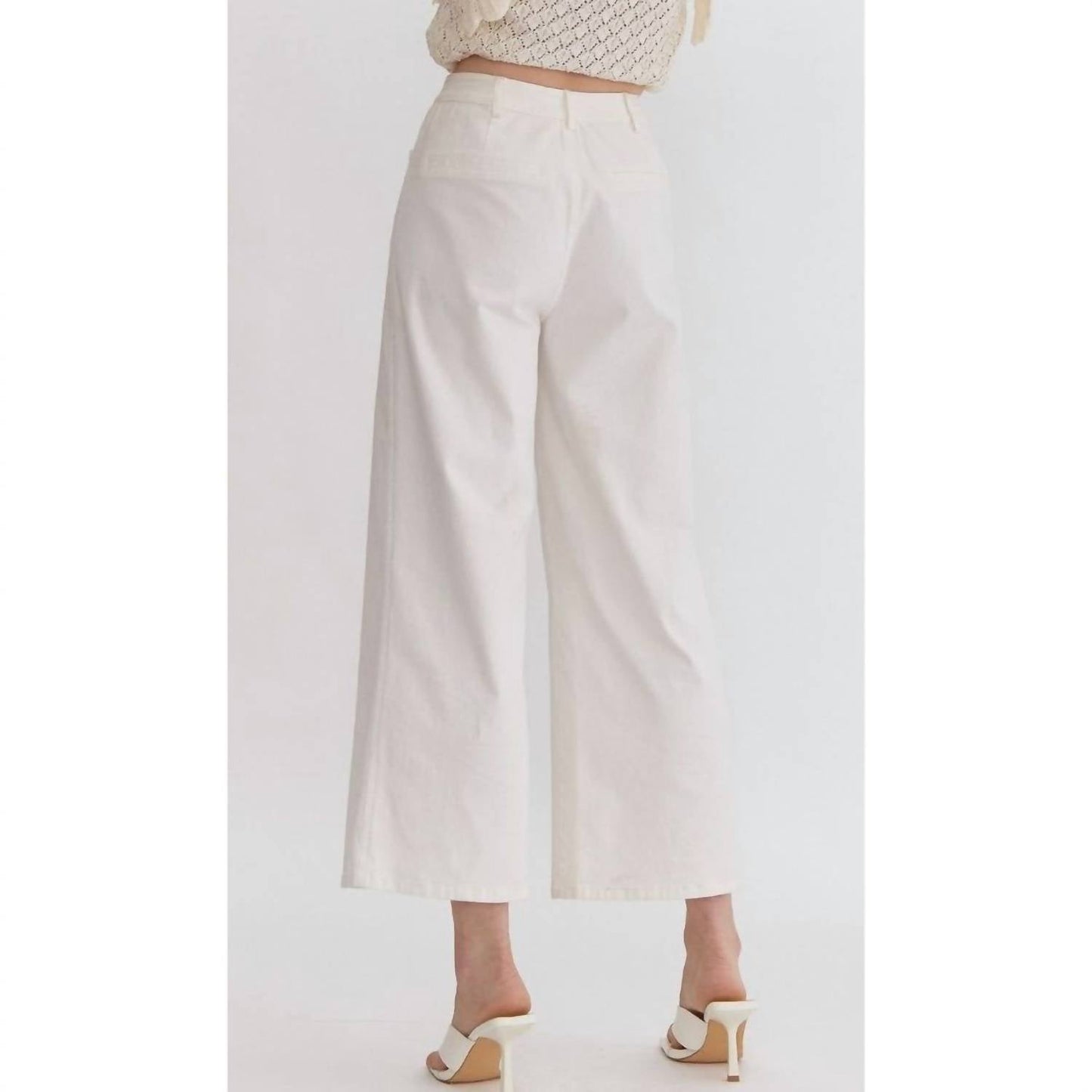 Entro - Emaline High-Waisted Wide Leg Pants