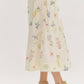 Entro - Carolina Botanic Print Midi Skirt