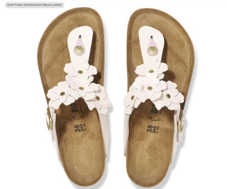 Birkenstock - Sandálias femininas Gizeh Flower