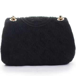 Tory Burch - Bolsa de ombro conversível pequena Fleming Soft Boucle feminina