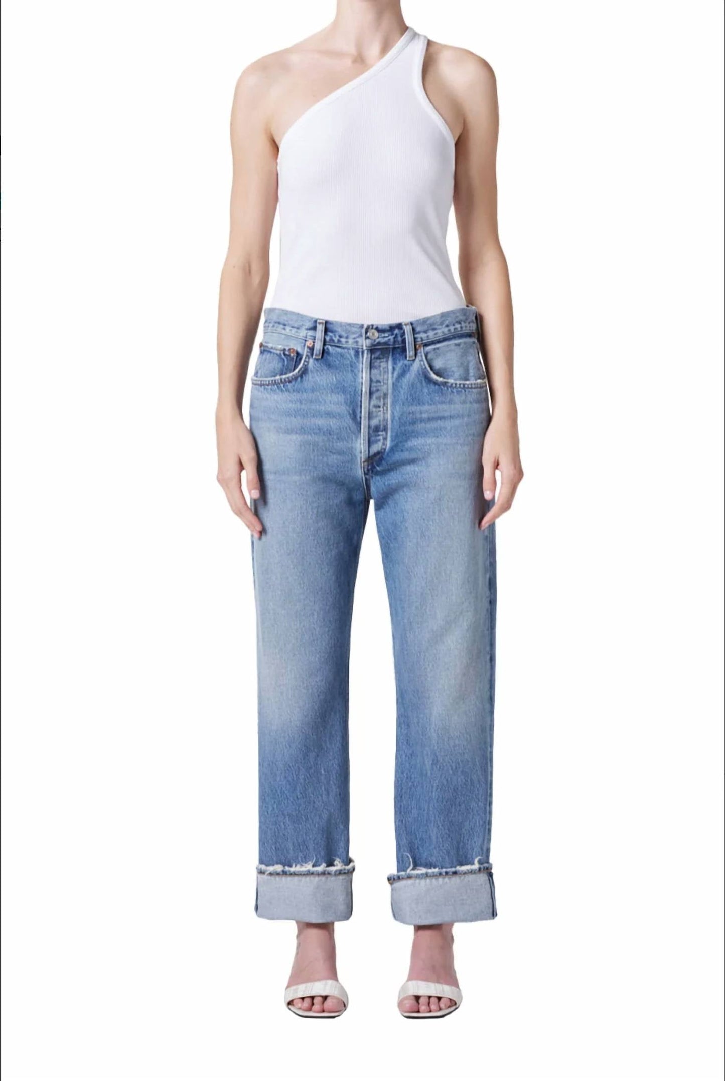 Agolde - FRAN LOW SLUNG EASY STRAIGHT JEAN