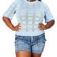 Double Take - Chic Ribbed Round Neck Knit Top