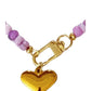 Accessory Concierge - Women's Heart Charm Collar Necklace