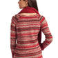 French Kyss - Bethany Striped Sweater W/ Scarf