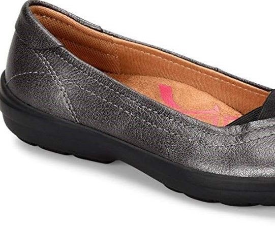 Mocassim Renee Feminino Comfortiva Estanho Tamanho 6 D(L) EUA