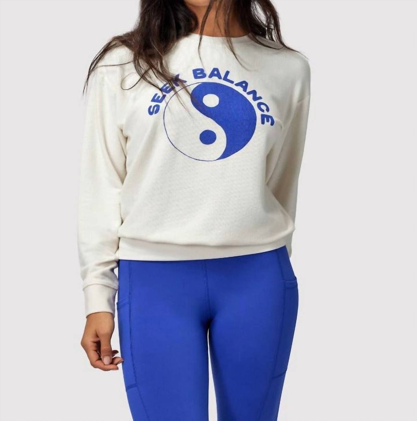 Spiritual Gangster - Seek Balance Relaxed Savasana Sweater