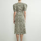 Aaron & Amber - Puff Sleeve Midi Dress