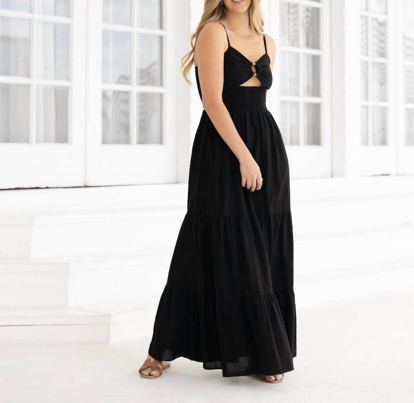 Blanco By Nature - Nayla Keyhole Maxi Dress