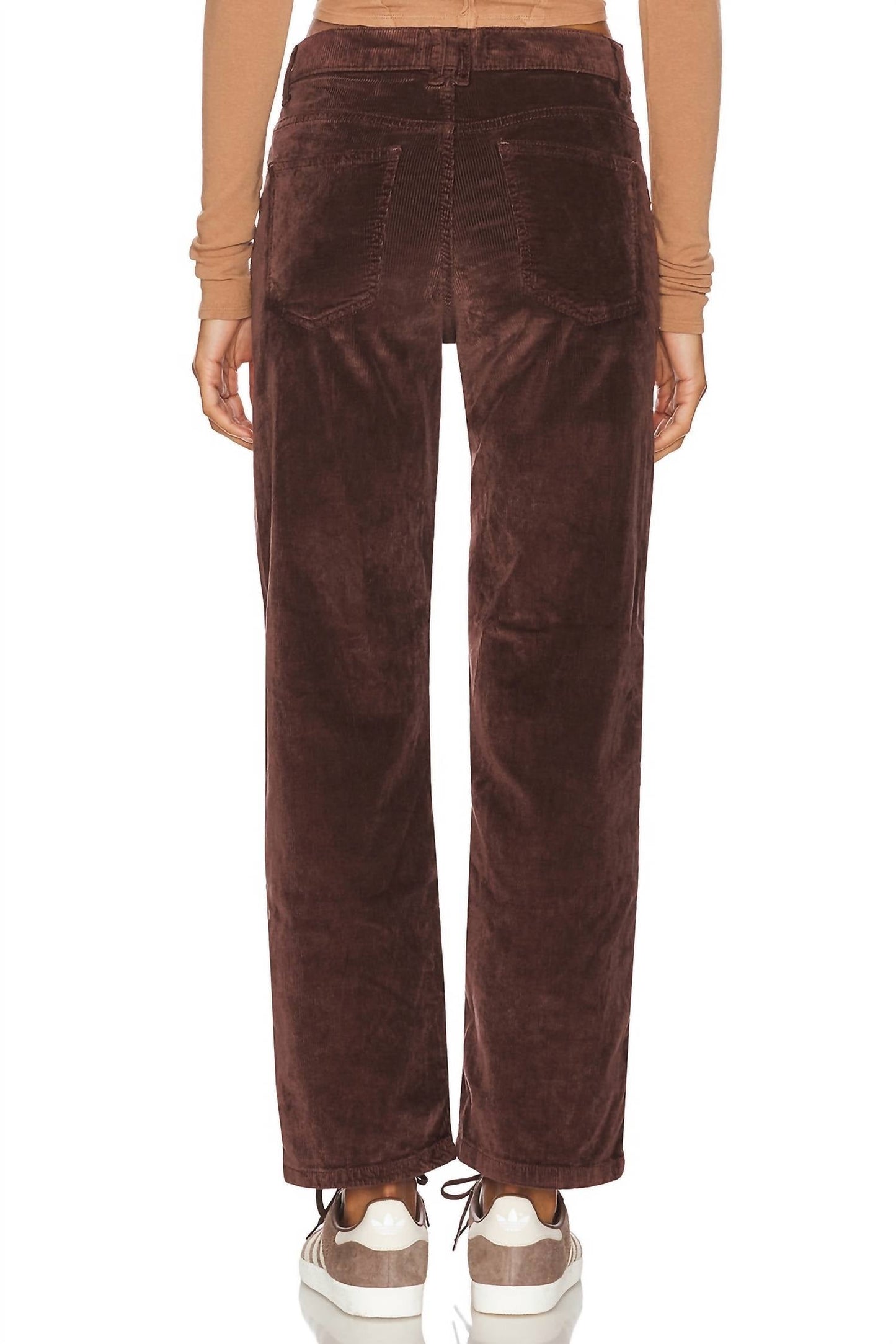 Free People - Calça reta com cordão Risk Taker