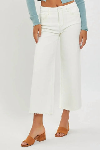 Risen - High Rise Crop Jeans