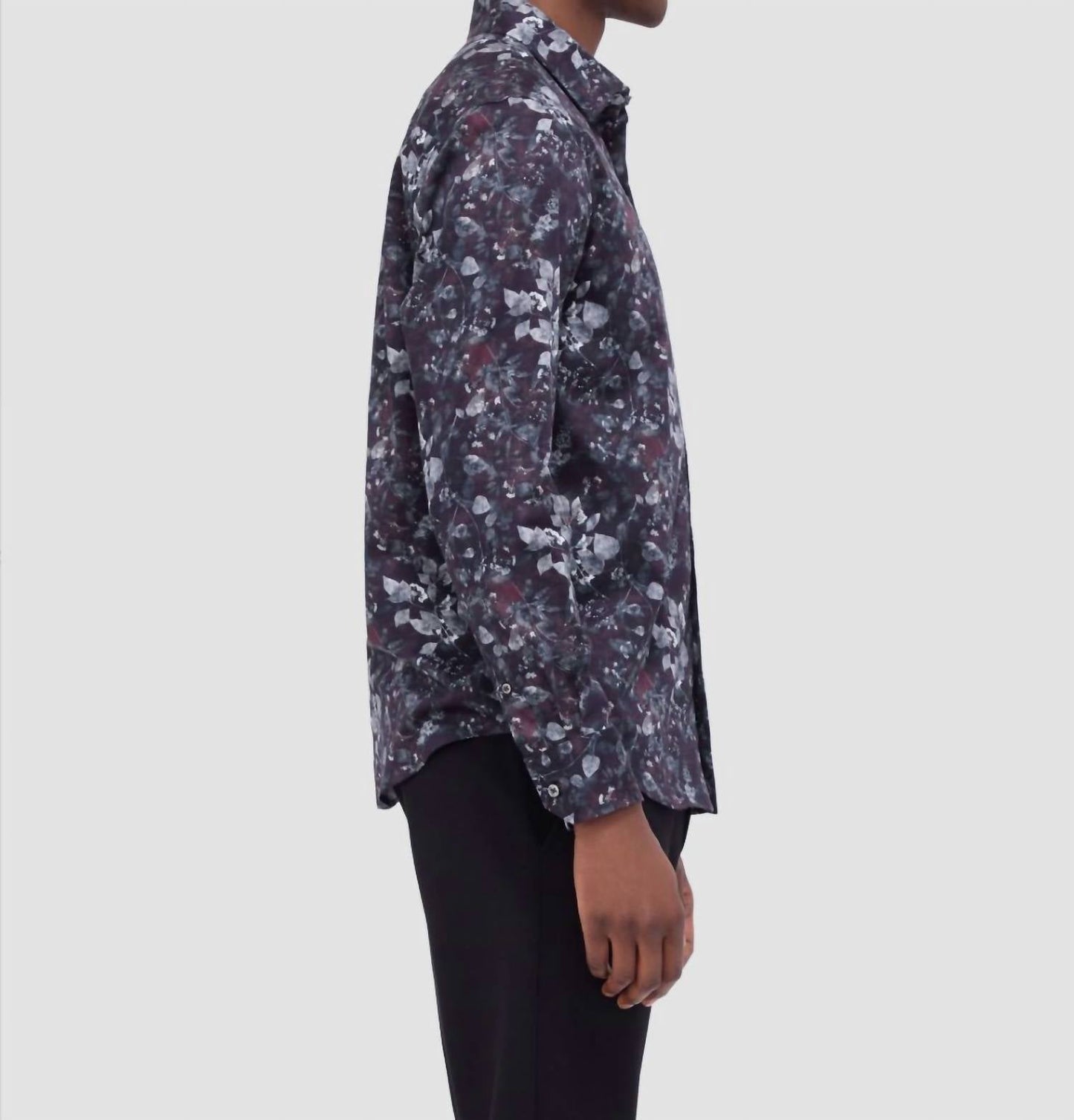 Bugatchi Uomo - Long Sleeve Julian Woven Shaped