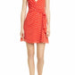 Alice + Olivia - Daisy Floral Tie Wrap Mini Dress