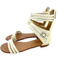 Schutz - Women's Soft Leather Strappy Gladiator Flat Sandals