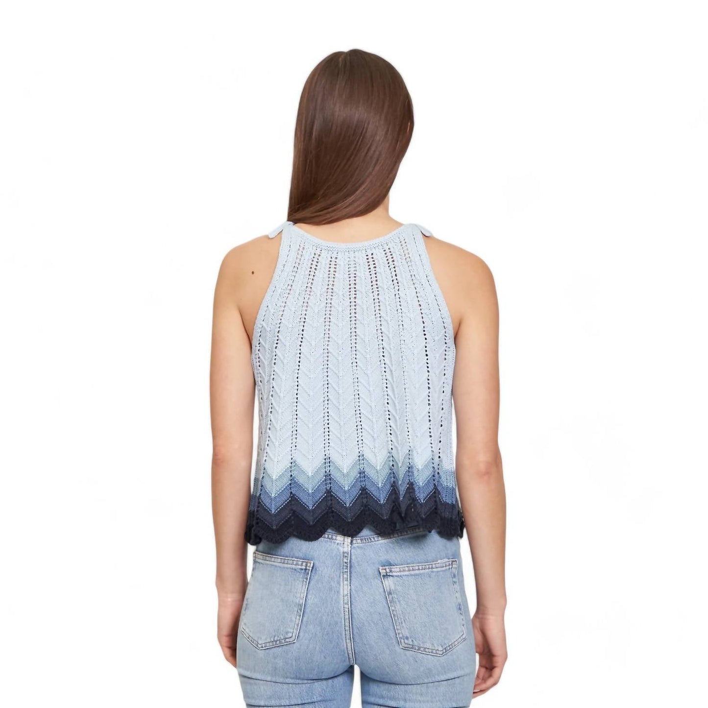 Autumn Cashmere - ZIG ZAG HALTER TANK TOP