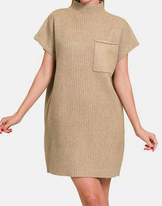 Entro - Ribbed Sweater Dress