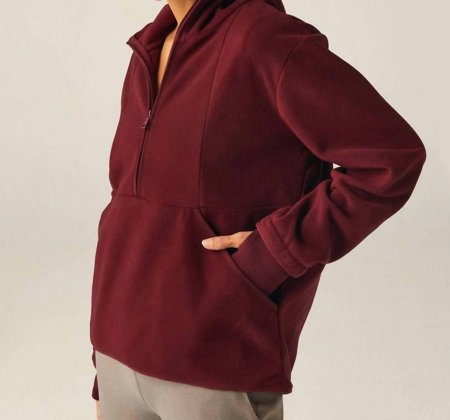 Beyond Yoga - Urban Explorer Half Zip Pullover Top