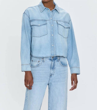 Pistola - Camisa de trabalho clássica Sadie