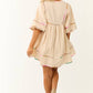 Entro - Neck Tie Half Sleeve Dress
