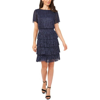 MSK Women's Tiered Mini Fit & Flare Dress