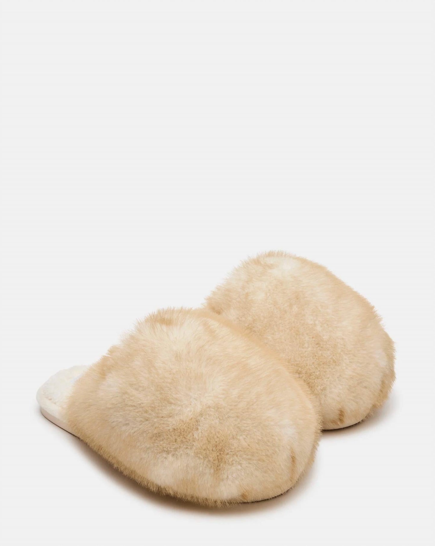Steve Madden - Women's Poof Faux Fur Slip On Mule