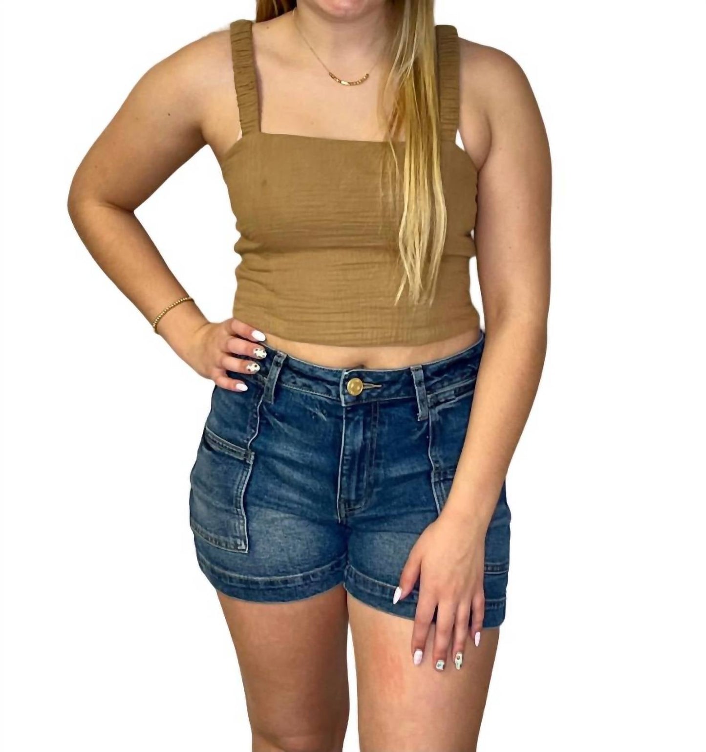 Kut From The Kloth - Women's Jane Pork Chop Pocket Shorts