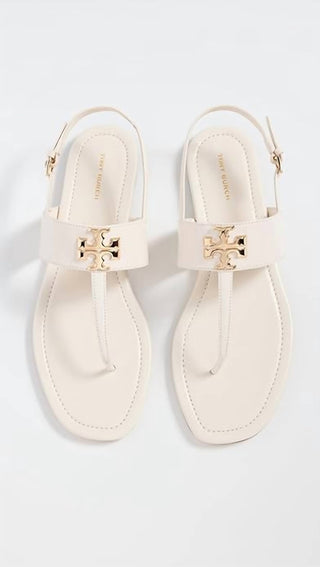 Tory Burch - Sandálias Eleanor femininas de tiras finas,