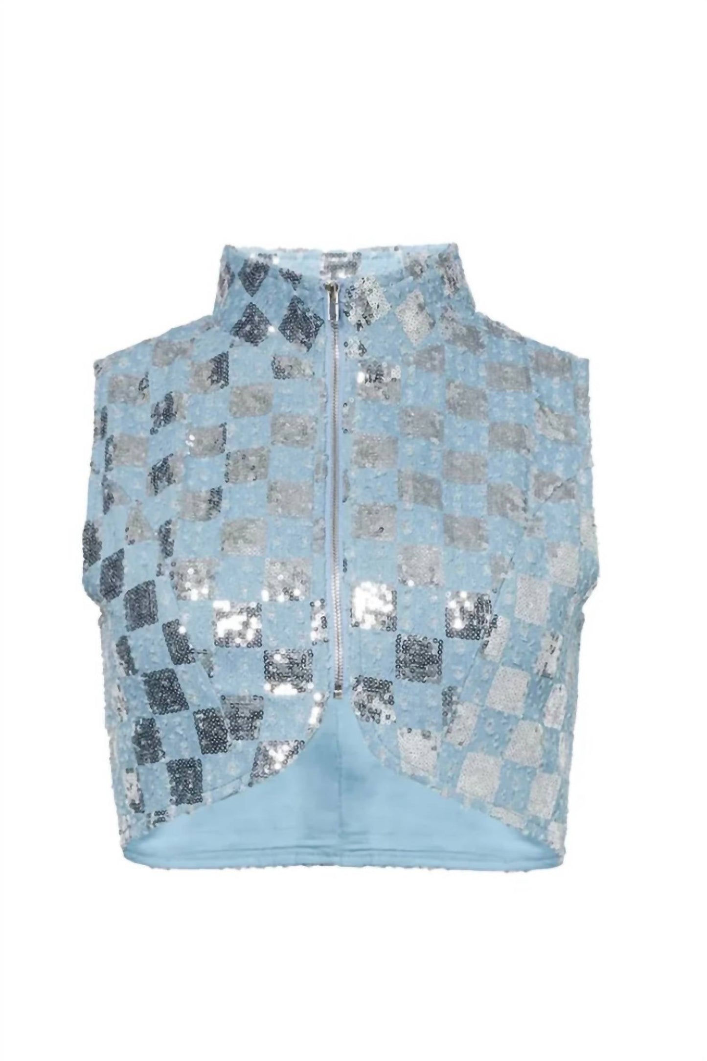 Amylynn - Paloma Denim Crop Vest