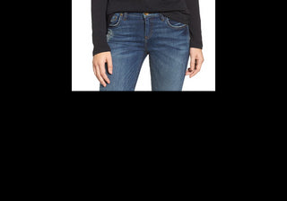 Camiseta Caslon Feminina Preta Manga Longa Gola Redonda Tamanho P