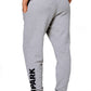Calça jogger feminina com logo Ivy Park e perna justa, tamanho X-S, cinza