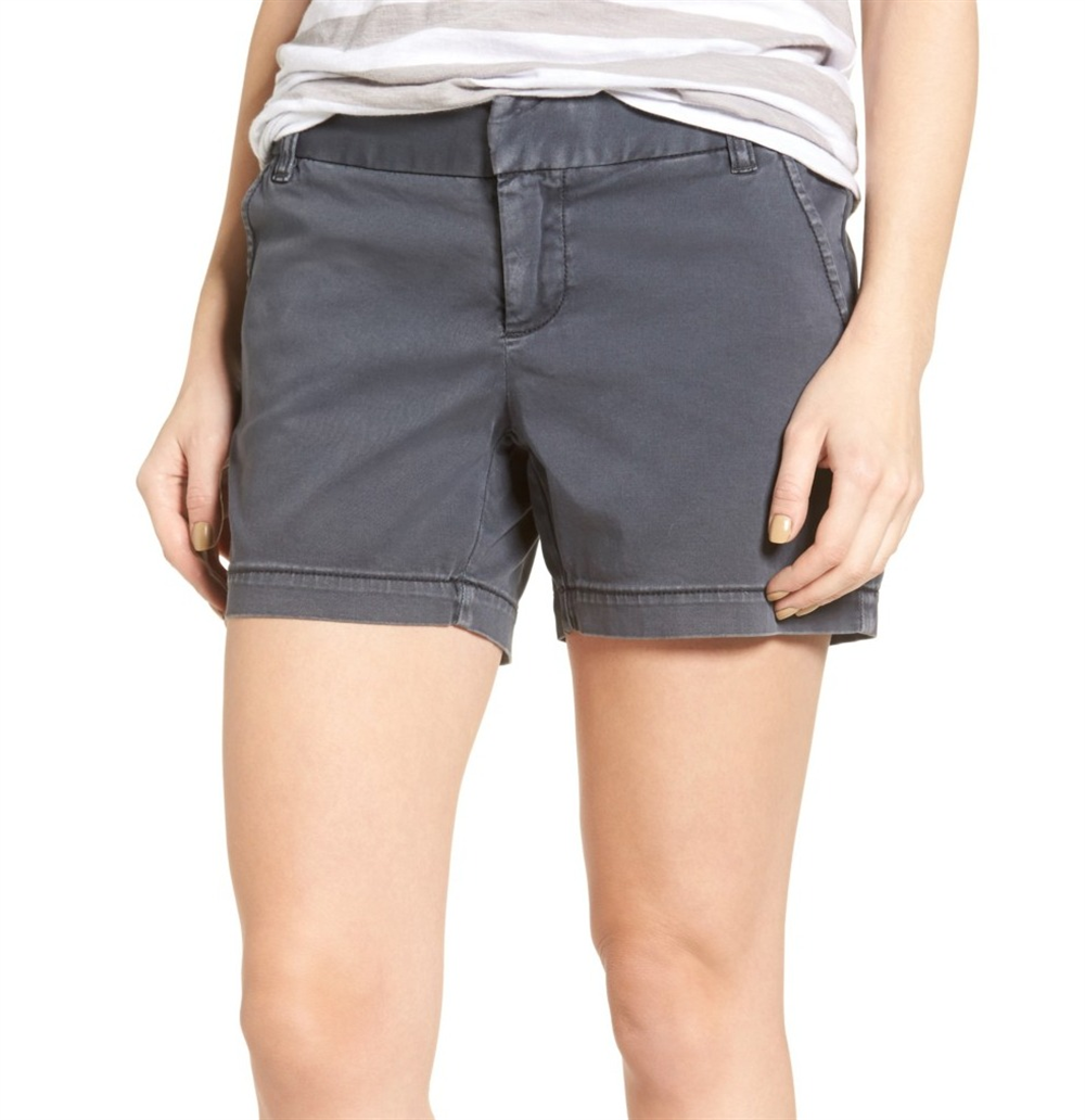 Shorts Caslon Feminino Cinza Ébano 5 Polegadas Tamanho 8