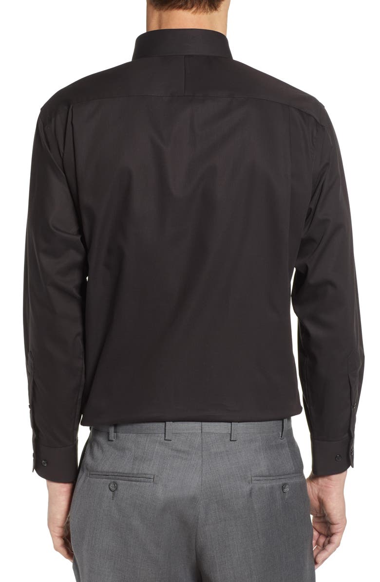 Camisa social masculina Nordstrom Classic Fit, sem necessidade de passar, em azul azurita, tamanho 20 a 38