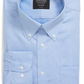 Camisa social masculina Nordstrom Classic Fit, sem necessidade de passar, em azul azurita, tamanho 20 a 38