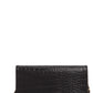 Nordstrom Sandra Leather Clutch Preto Tamanho Pequeno