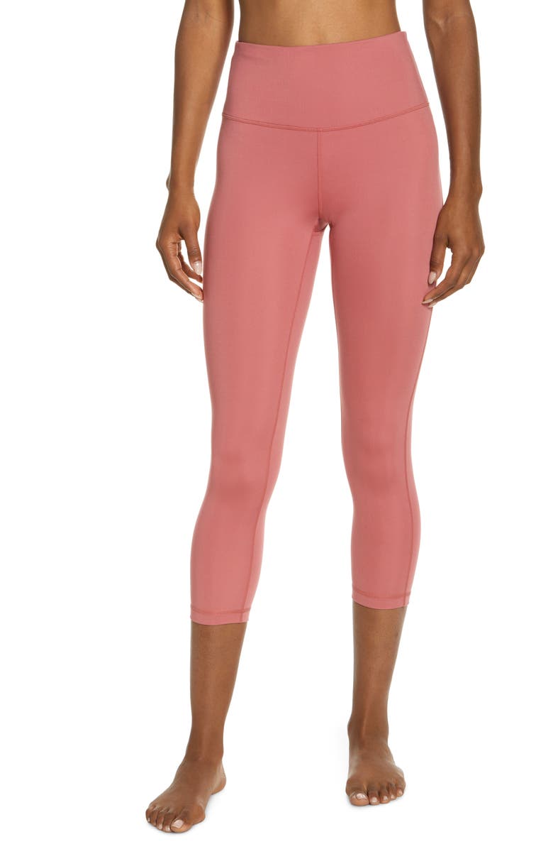 Leggings Zella Studio Lite Crop Pretas na Nordstrom Tamanho P