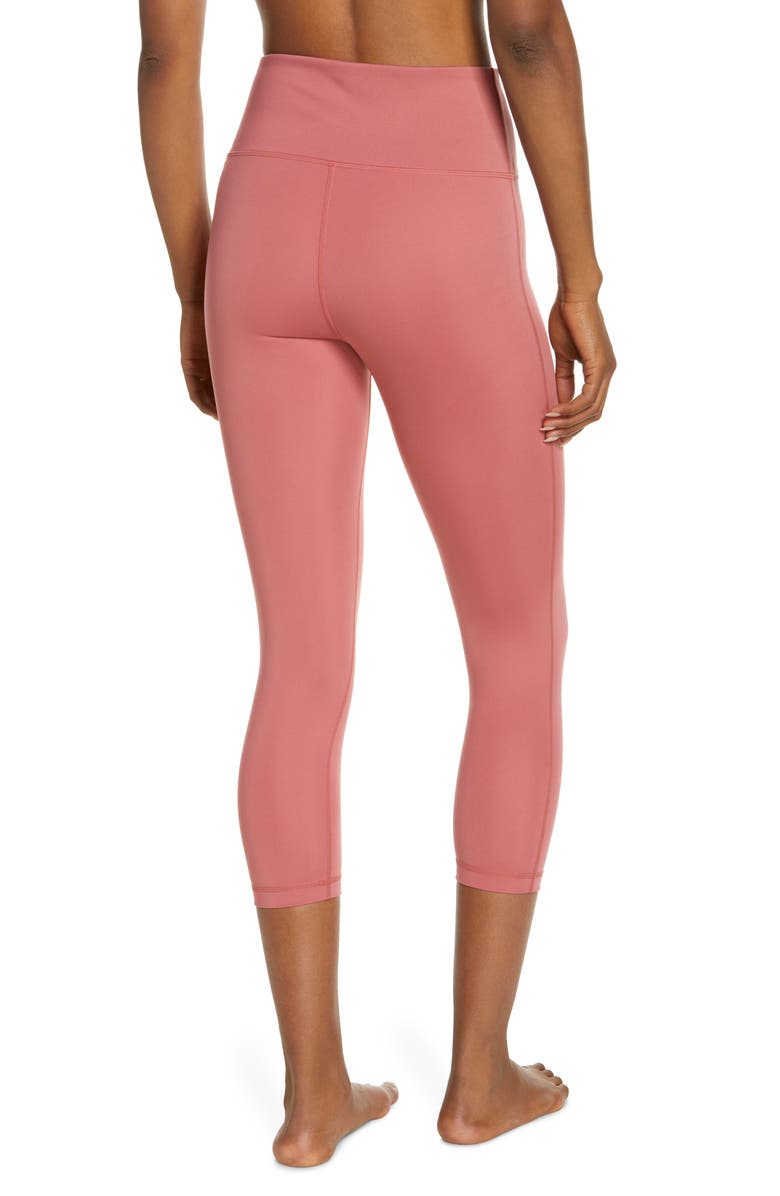 Leggings Zella Studio Lite Crop Pretas na Nordstrom Tamanho P