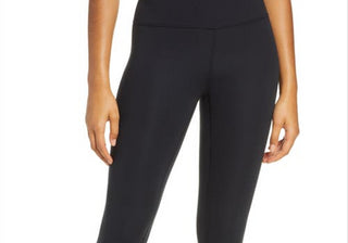 Leggings Zella Studio Lite Crop Pretas na Nordstrom Tamanho P