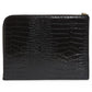 Bolsa de couro feminina Nordstrom Zip Top preta