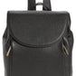 Mochila de couro Nordstrom Sophia Core preta