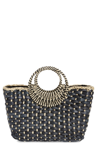 Nordstrom Norah Woven Tote Preto
