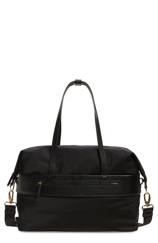 Nordstrom Rambler Bolsa de Nylon Expansível Preta