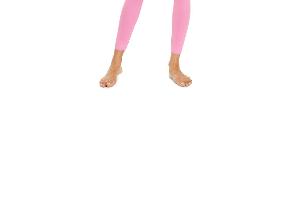 Legging Zella Feminina Roxa Opera Cintura Alta Studio Lite Bolso 7/8 Tamanho Médio