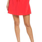 Saia-calça Zella Taylor Performance, Hibisco Vermelho, Tamanho Grande