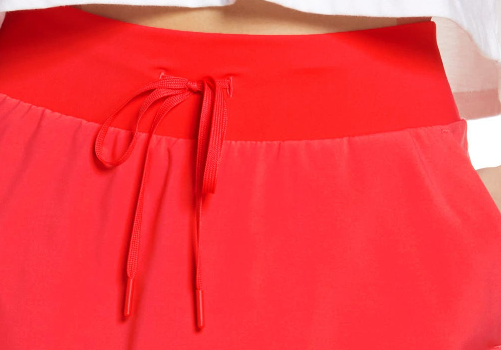 Saia-calça Zella Taylor Performance, Hibisco Vermelho, Tamanho Grande