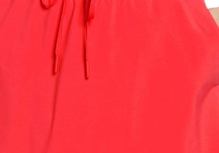 Zella Taylor Performance Skort, Red Hibiscus, Size Large
