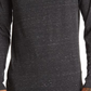 Blusa Henley mesclada Abound em cinza carvão branco Nep tamanho grande