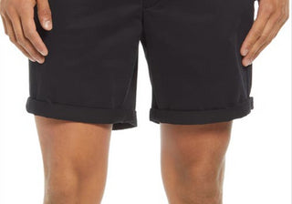 Shorts chino skinny preto tamanho 38 aberto