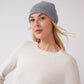 Gorro Nordstrom de mistura de cashmere reciclado em cinza mesclado