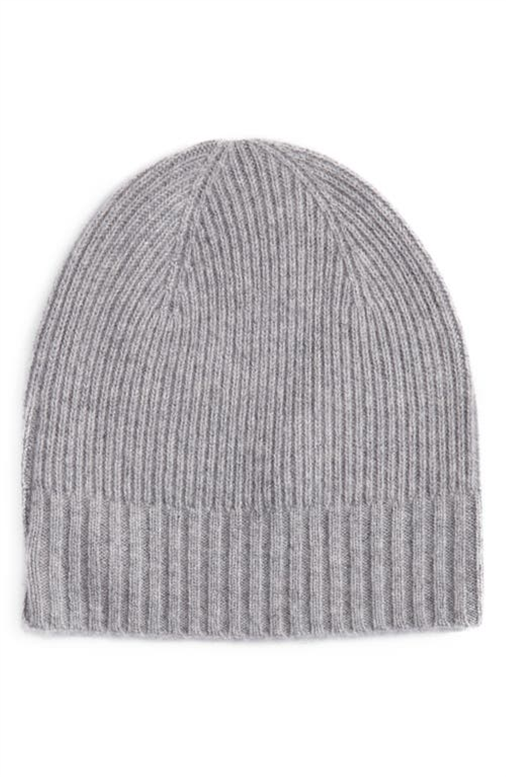 Gorro Nordstrom de mistura de cashmere reciclado em cinza mesclado